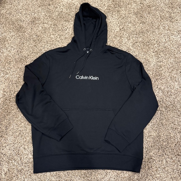 Men’s Calvin Klein Black Hoodie~Size Large - Picture 1 of 3